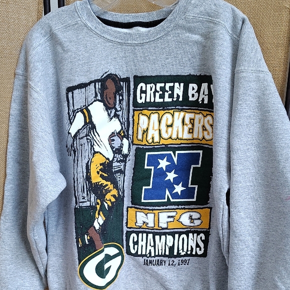 Vintage, Green Bay Packers Sweatshirt - Picture 1 of 2